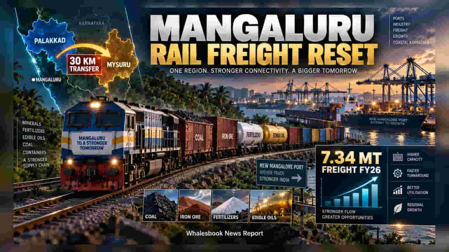Mangaluru Rail Network: అక్టోబర్ 1 నుంచి Mysuru డివిజన్లోకి.. లాజిస్టిక్స్లో కీలక మార్పు