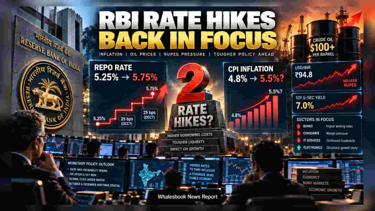 RBI May Hike Rates Twice as Inflation Concerns Rise