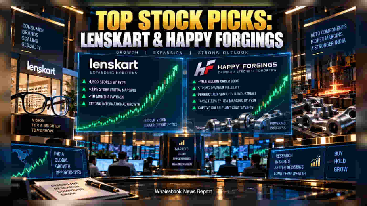 Motilal Oswal Picks Happy Forgings, Lenskart in Weekly Update