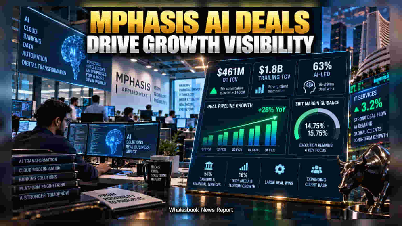 Mphasis Wins $461 Million in Q1; AI Drives New Contracts