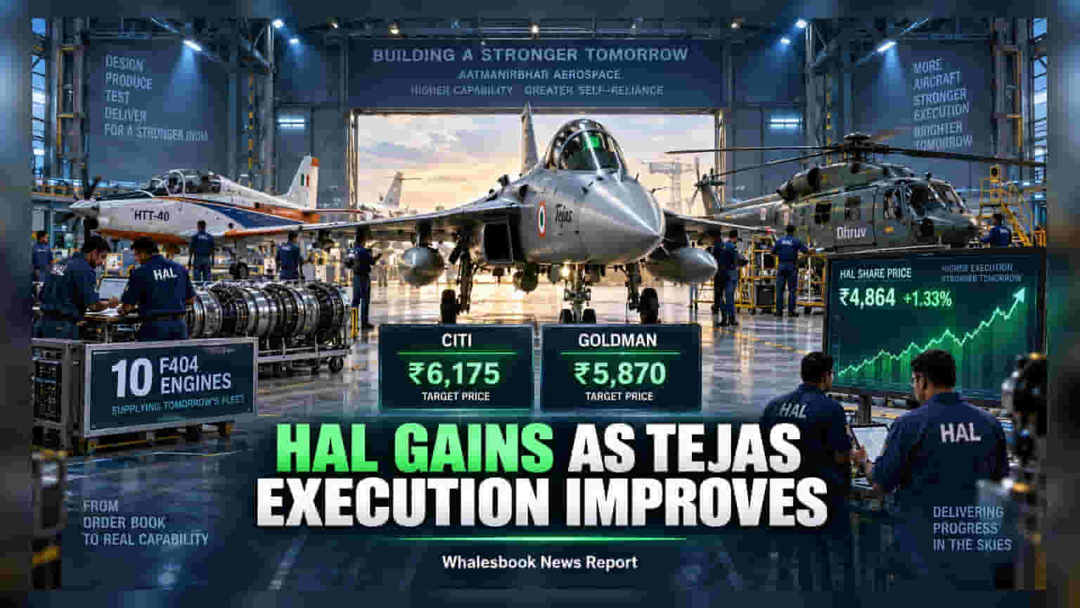 HAL Shares Rise as Brokerages Back Delivery Recovery