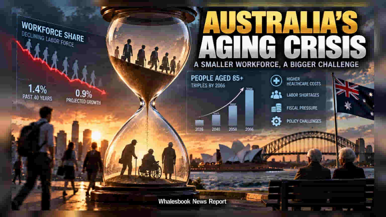 Australia ka Demographic Crisis: 2060s tak Birth rate se zyada hogi Deaths!
