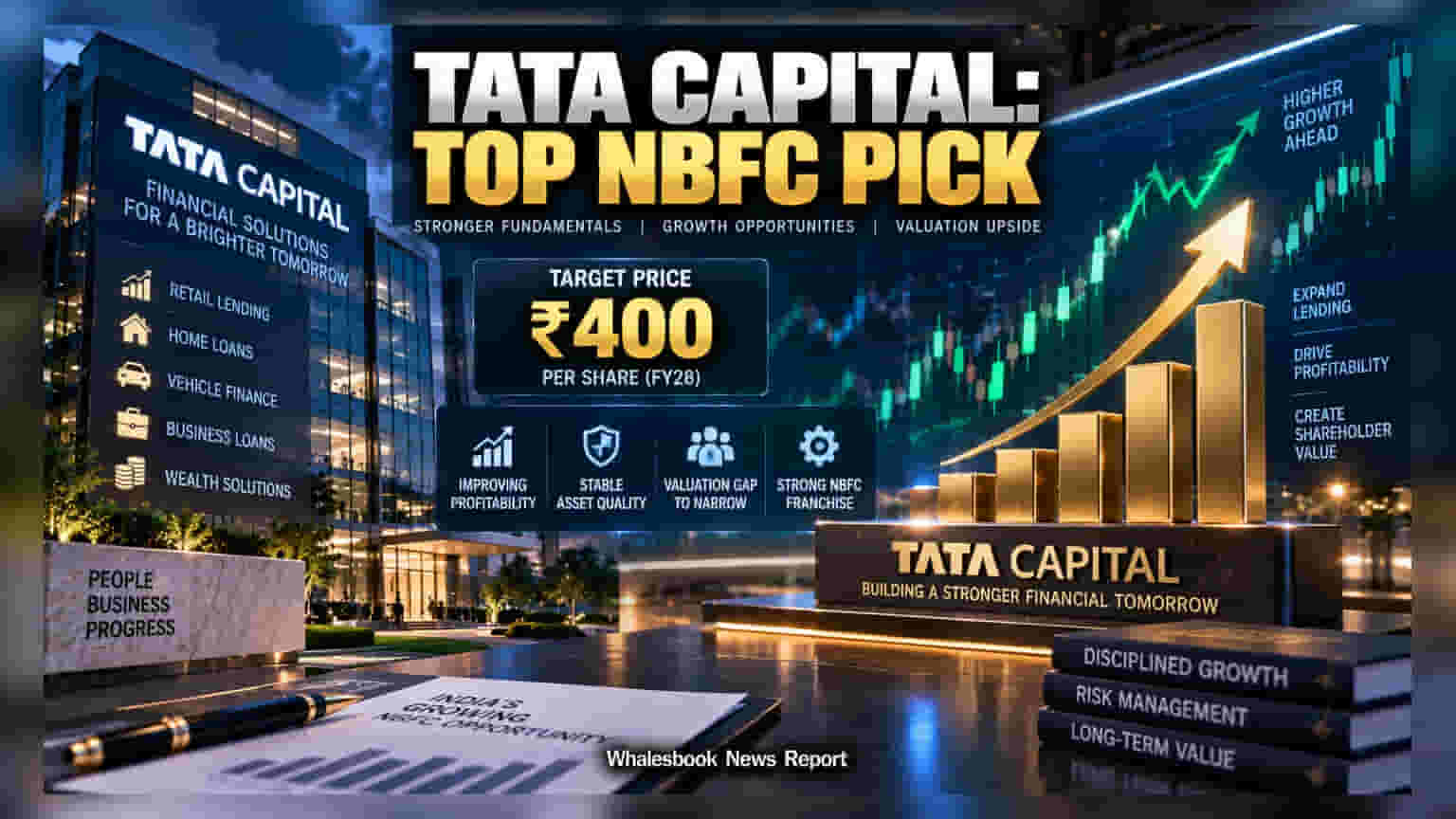 Tata Capital પર બ્રોકરેજ ફર્મ Systematix મહેરબાન, આપ્યો ₹400 નો ટાર્ગેટ