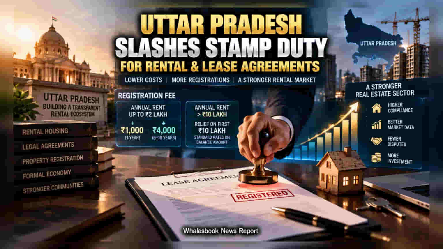 UP Real Estate: રેન્ટલ એગ્રીમેન્ટ પર સ્ટેમ્પ ડ્યુટીમાં મોટો ઘટાડો, પ્રોપર્ટી માર્કેટમાં આવશે પારદર્શિતા