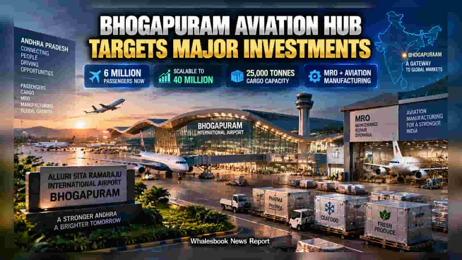GMR Airports ਦਾ ਨਵਾਂ ਪ੍ਰਾਜੈਕਟ: Bhogapuram Airport ਹੁਣ Cargo ਅਤੇ MRO ਦਾ ਬਣੇਗਾ ਗੜ੍ਹ