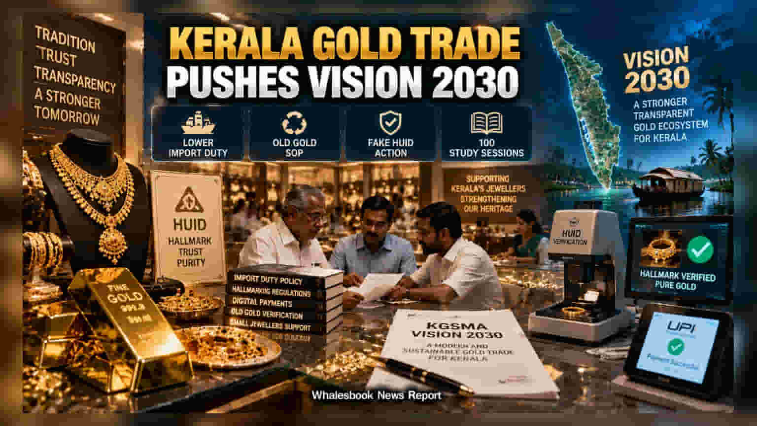 Kerala Gold Traders: સોનાના વેપાર માટે 'Vision 2030' લોન્ચ, ઈમ્પોર્ટ ડ્યુટીમાં ઘટાડાની માંગ