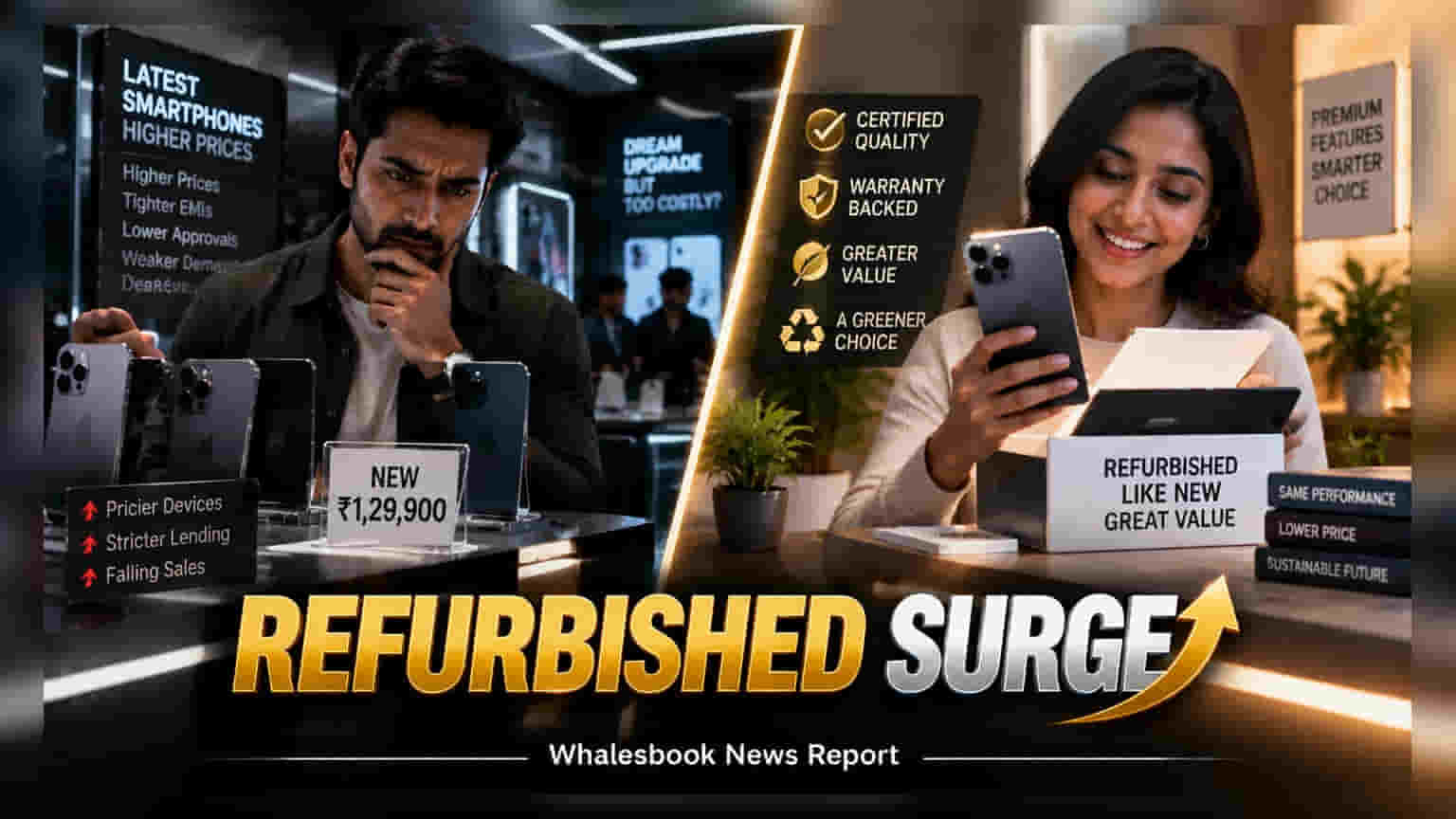 Smartphone சந்தையில் அதிரடி மாற்றம்: புதிய போன் விற்பனை சரிவால் Refurbished மாடல்கள் பக்கம் திரும்பும் ரீடெய்லர்கள்