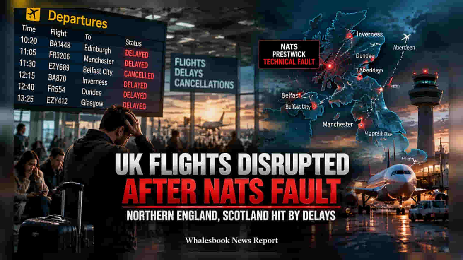 UK Aviation Crisis: NATS ના ટેકનિકલ ફોલ્ટને કારણે ફ્લાઇટ્સ ખોરવાઈ, એરલાઇન્સને મોટો ફટકો