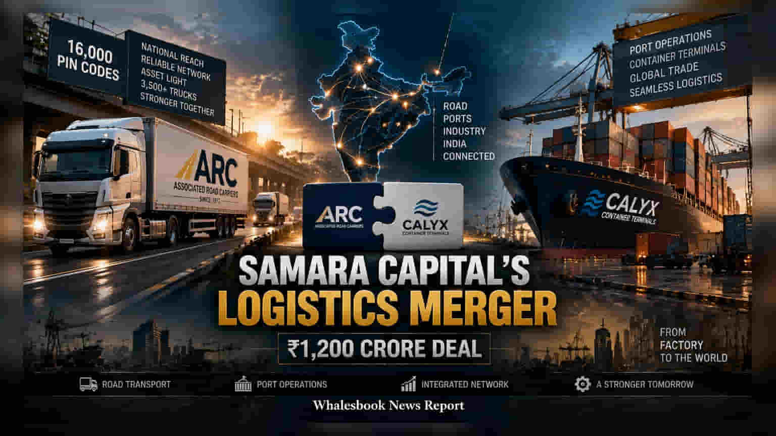 Samara Capital Merges ARC, Calyx in ₹1,200 Crore Logistics Deal