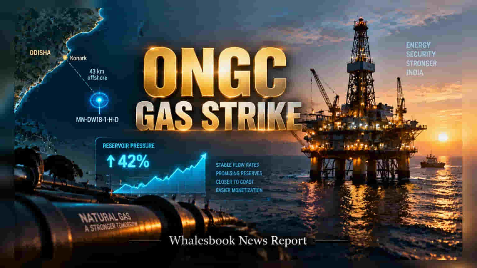 ONGC: ઓડિશાના દરિયાકાંઠે મળ્યો કુદરતી ગેસનો ભંડાર, શેરના ભાવમાં ચમકારો