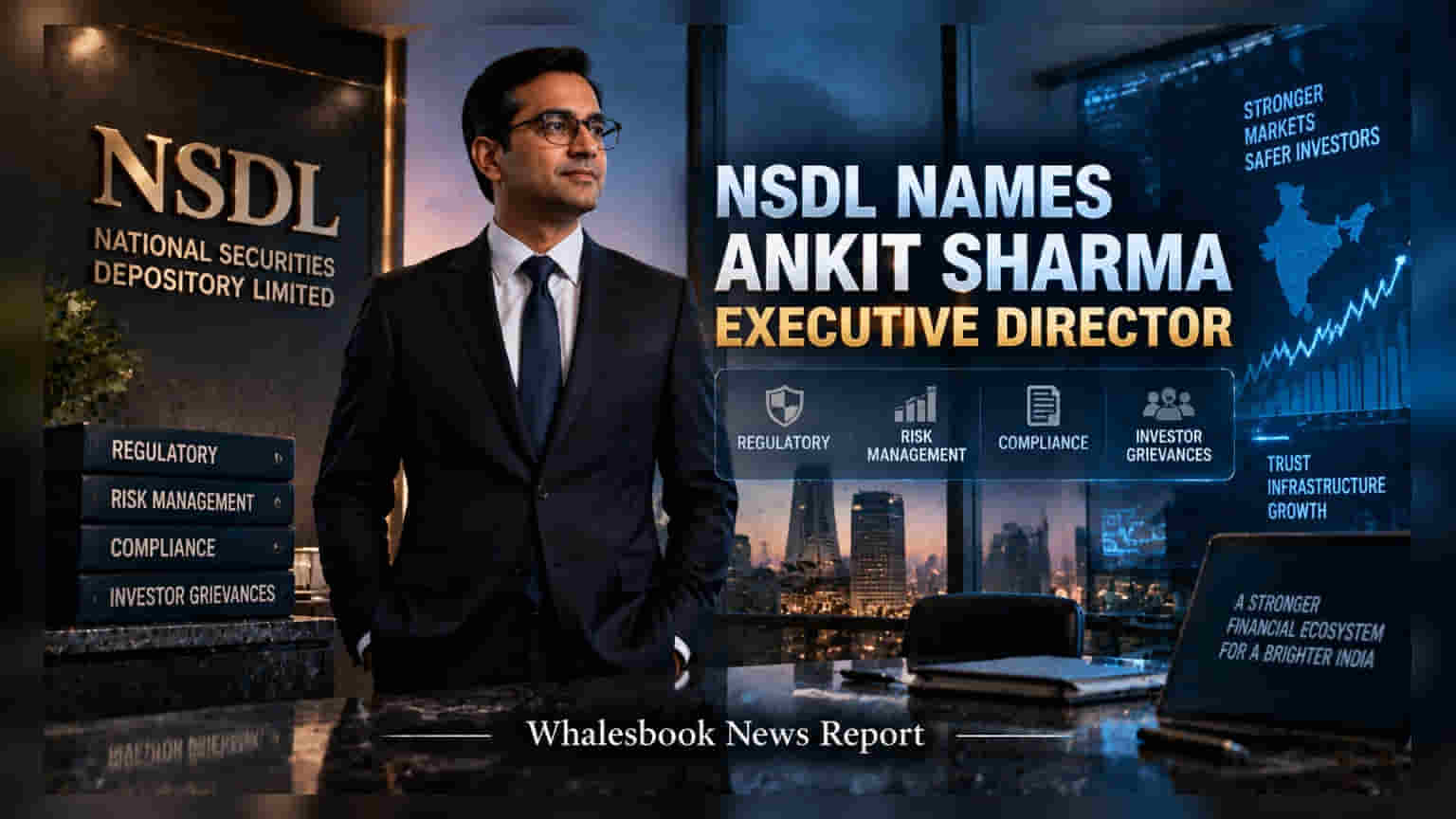 NSDL Appoints Market Veteran Ankit Sharma as Executive Director