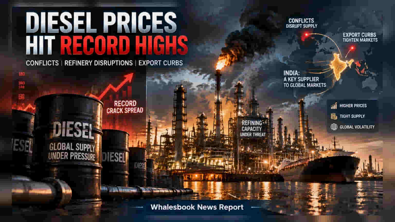 Global Diesel Crisis: ડીઝલના ભાવમાં આસમાની વધારો, ભારતીય રોકાણકારો માટે શું છે જોખમ?
