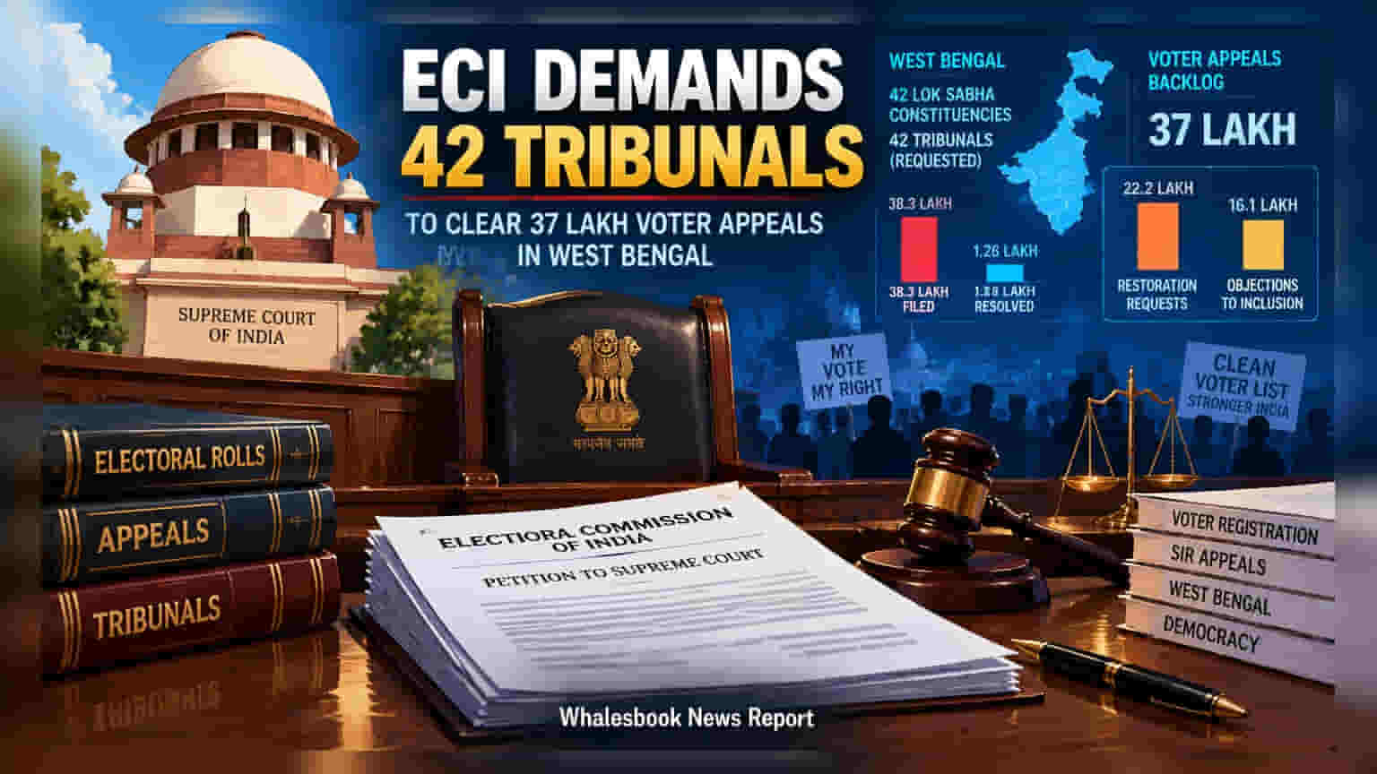 Election Commission of India: పశ్చిమ బెంగాల్ ఓటర్ల వివాదం.. సుప్రీంకోర్టును ఆశ్రయించిన ECI