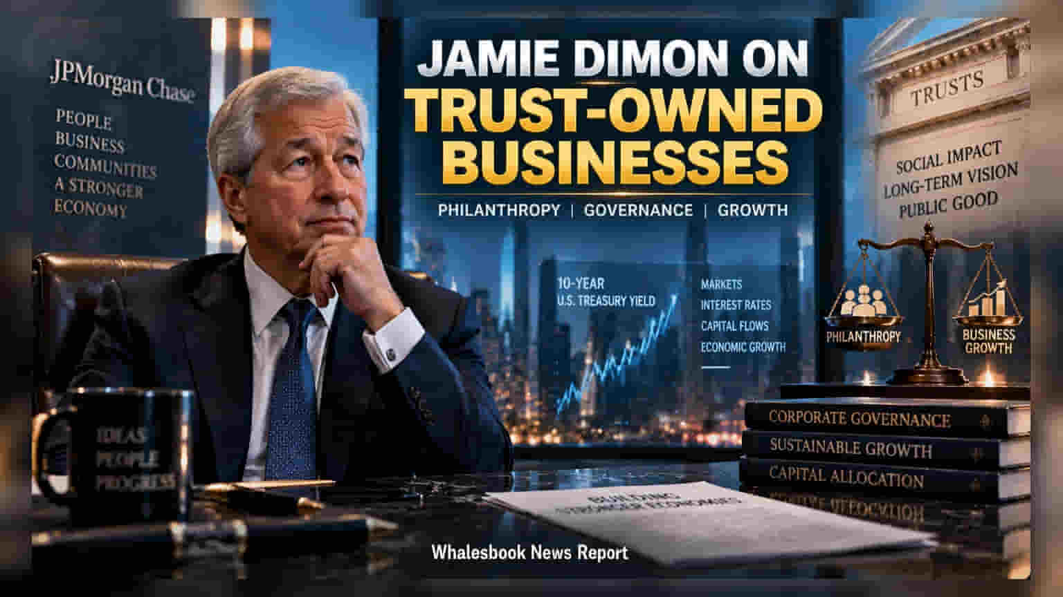 Jamie Dimon ના નિવેદનથી ચર્ચા: ચેરિટેબલ ટ્રસ્ટ સંચાલિત બિઝનેસ મોડલ પર ઉઠ્યા સવાલો