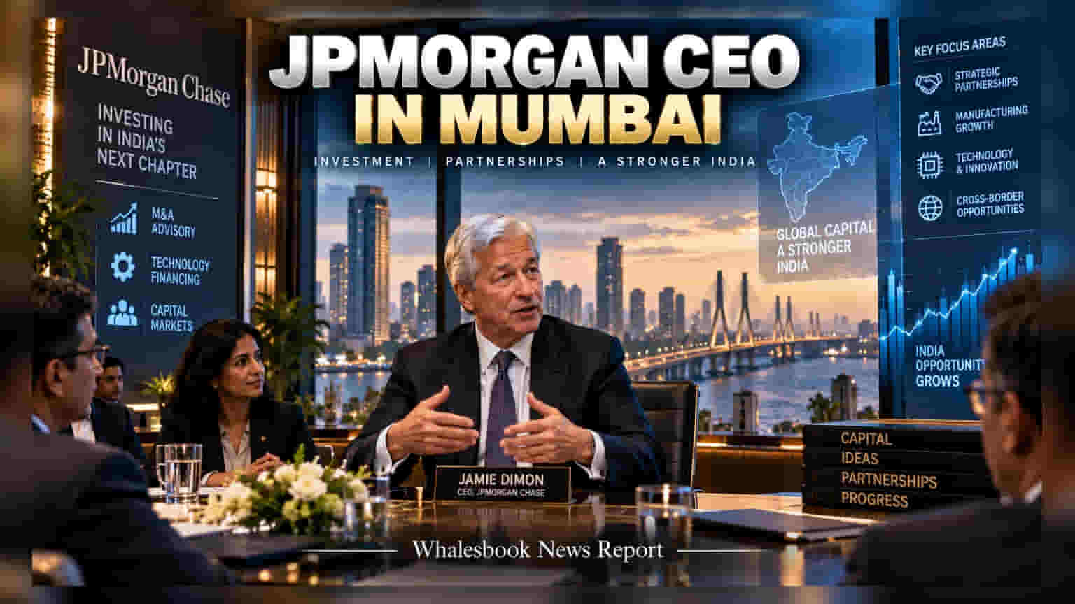 Jamie Dimon का भारत पर बड़ा दांव: मुंबई पहुंचे JPMorgan CEO, बैंकिंग सेक्टर में मचेगी हलचल