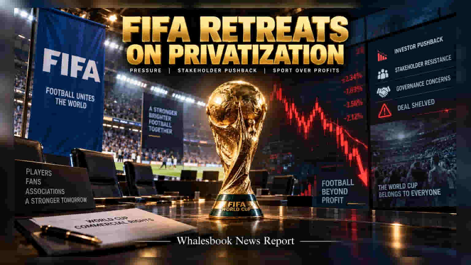 FIFA World Cup: खाजगी गुंतवणूकदारांना हिस्सा विकण्याचा प्लॅन फसला, फिफाचा मोठा माघार
