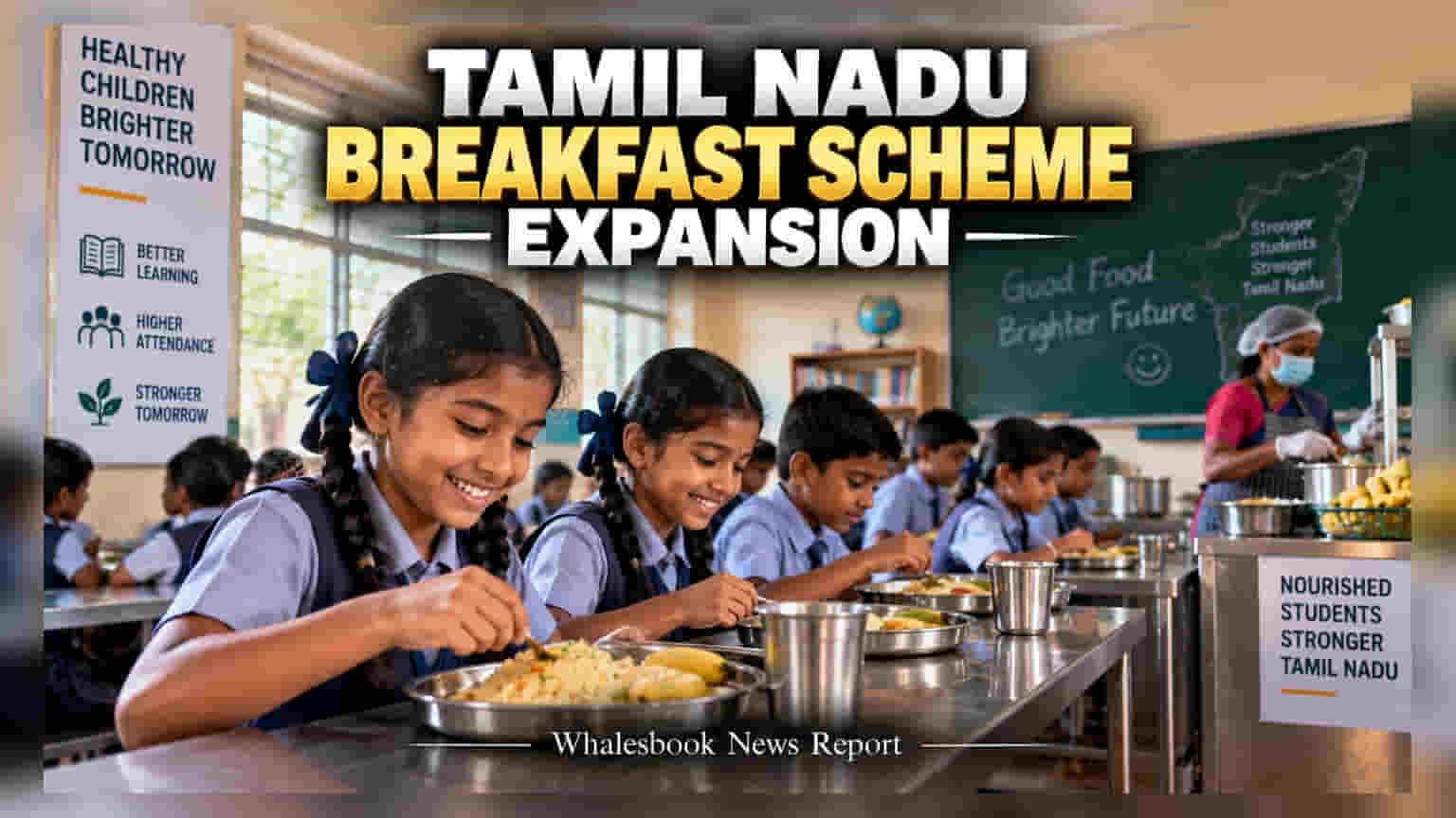 Tamil Nadu Breakfast Scheme: तामिळनाडूच्या शाळांमध्ये नाश्ता योजनेचा विस्तार, बजेटमध्ये **२१७ कोटींची** भर
