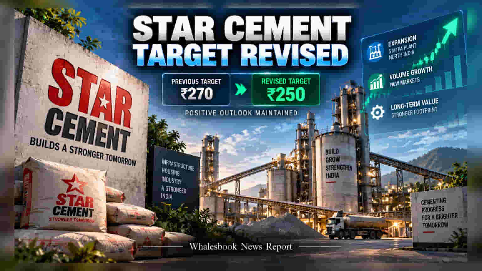 Star Cement Target Price Lowered to ₹250 by HDFC Securities