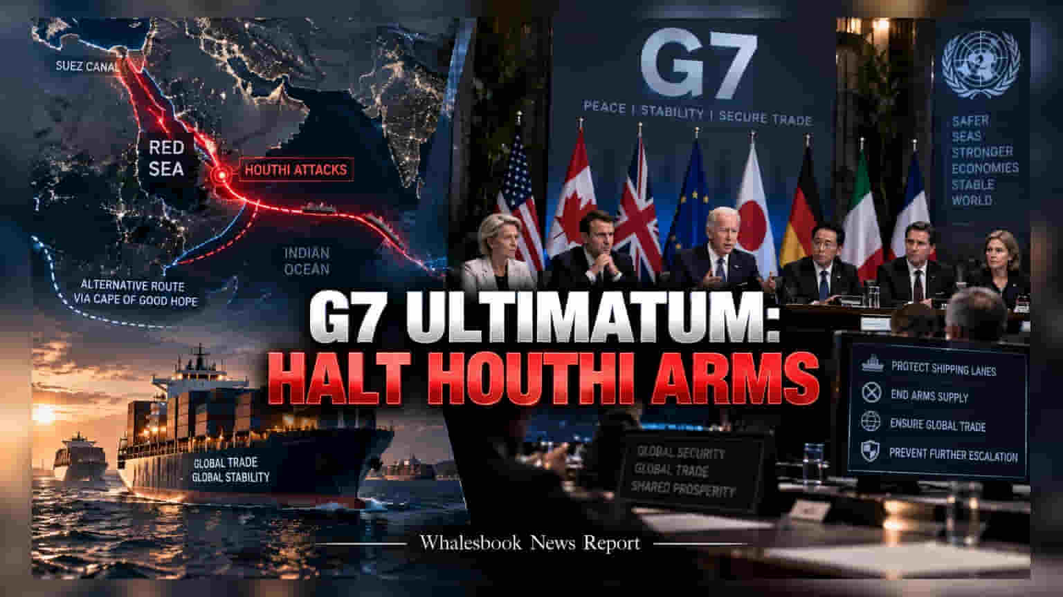 G7 Warns Iran on Red Sea Attacks: Risks for Indian Trade
