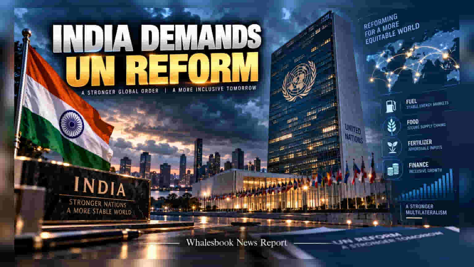UN Reform Push: વૈશ્વિક સપ્લાય ચેઈન સુધારવા ભારતની મોટી પહેલ, રોકાણકારો માટે શું છે સંકેત?