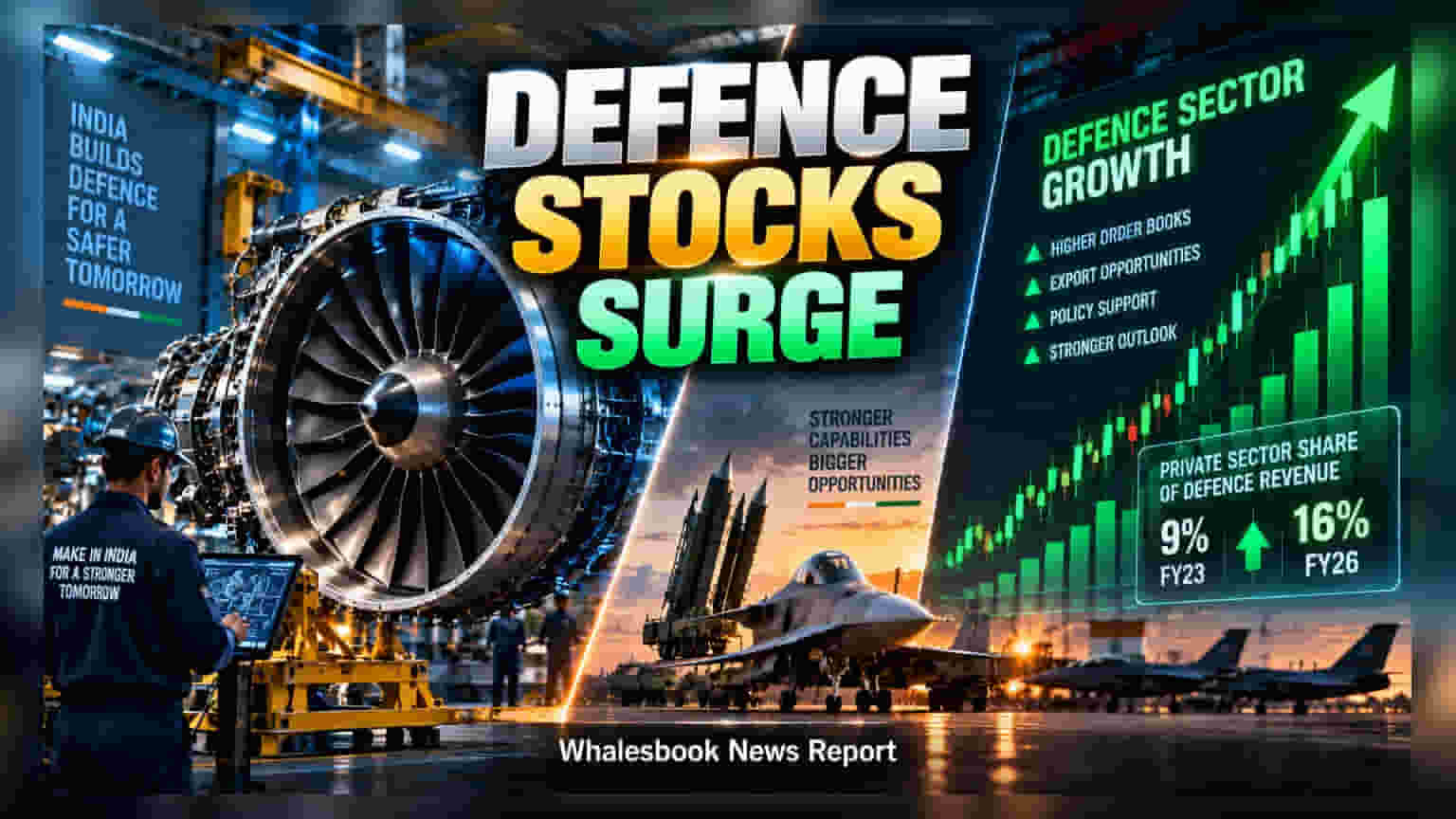 Indian Private Defence Stocks Rise on Order Growth