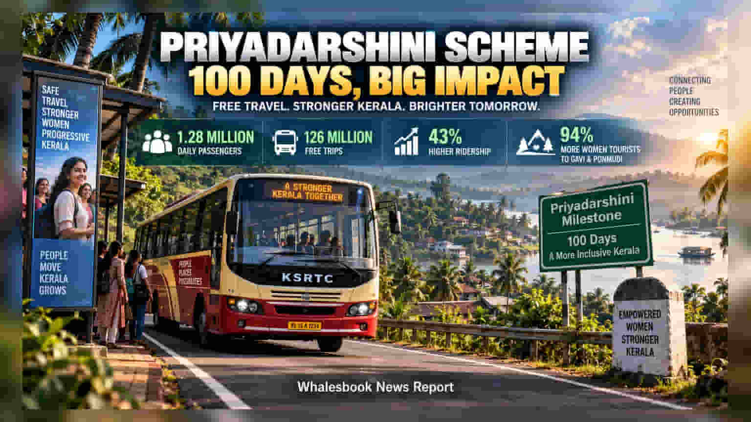 Kerala's Priyadarshini Bus Scheme Hits 100-Day Milestone