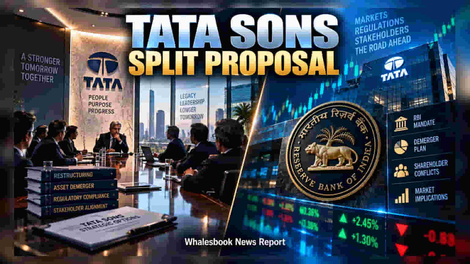 Tata Sons Weighs Restructuring to Bypass RBI Listing Rule