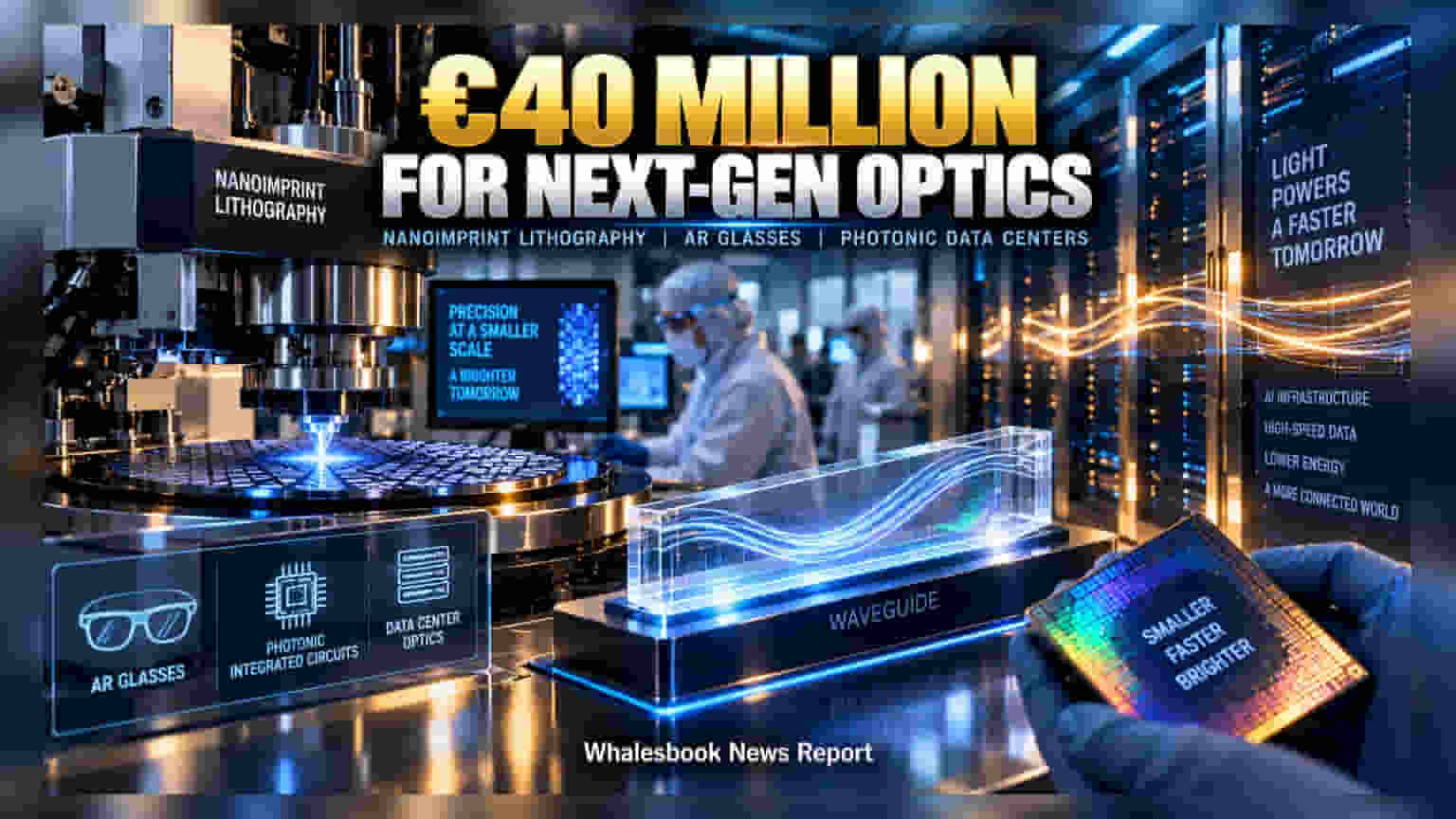 Morphotonics Raises €40 Million to Expand Optical Tech