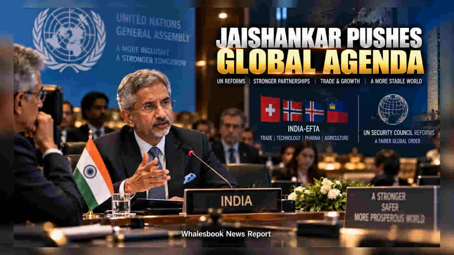 Jaishankar Targets UN Reforms, Trade Ties at 81st UNGA