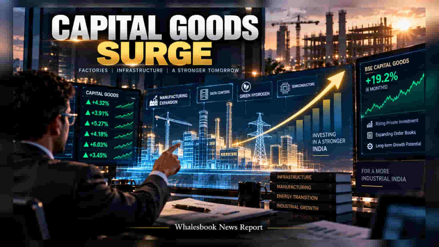 Mutual Funds Increase Capital Goods Bet Amid High Valuations