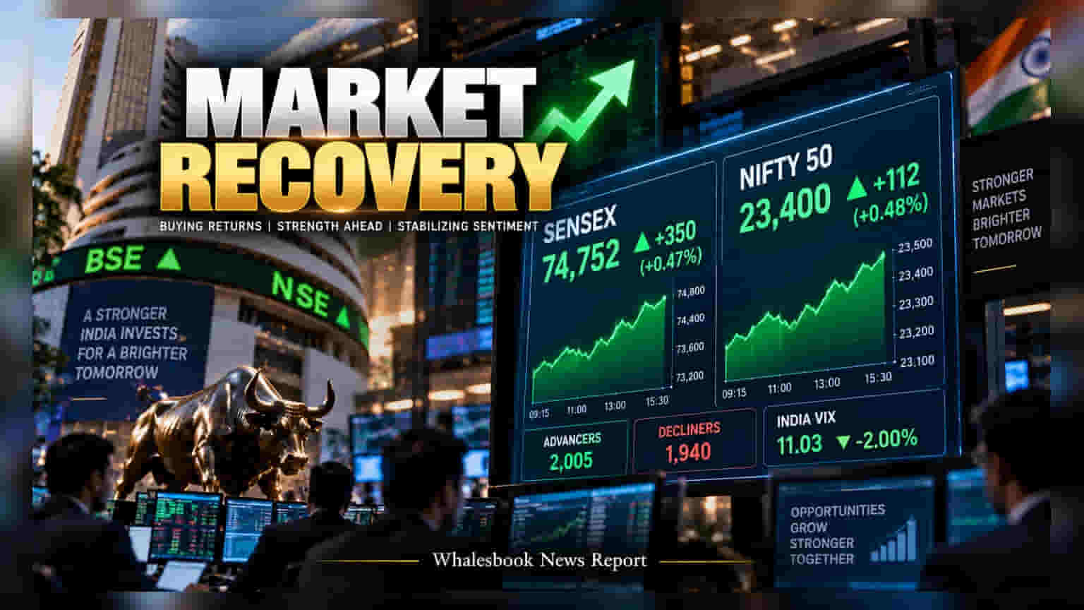 Sensex, Nifty Recover From Morning Lows on Sept 22