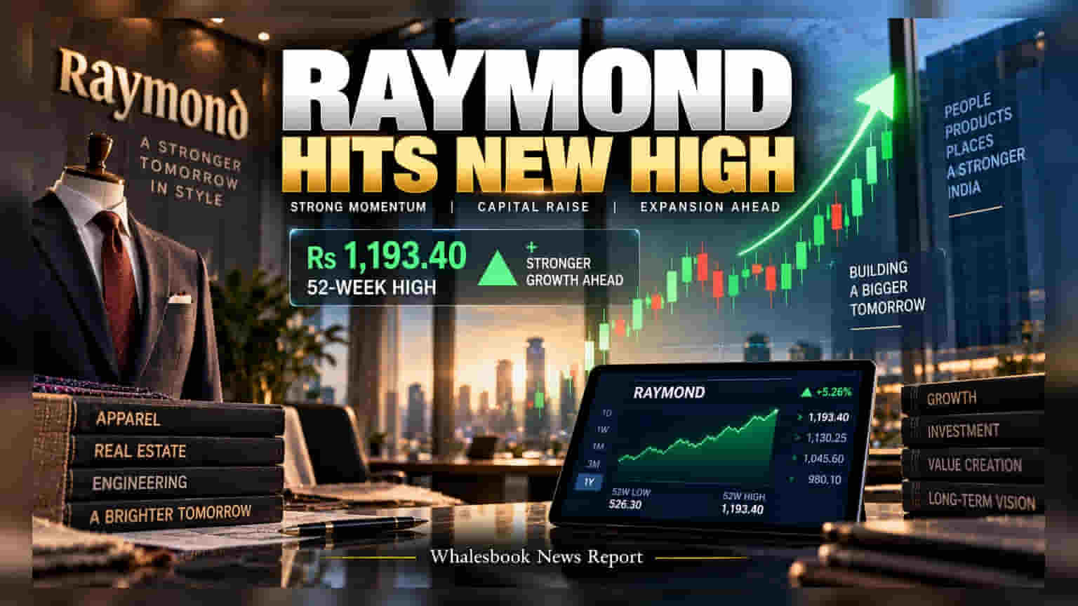 Raymond Share Price: உச்சத்தை தொட்ட ரெய்மண்ட்! அக்டோபர் 3-ல் நடக்கப்போகும் அதிரடி மாற்றம் என்ன?