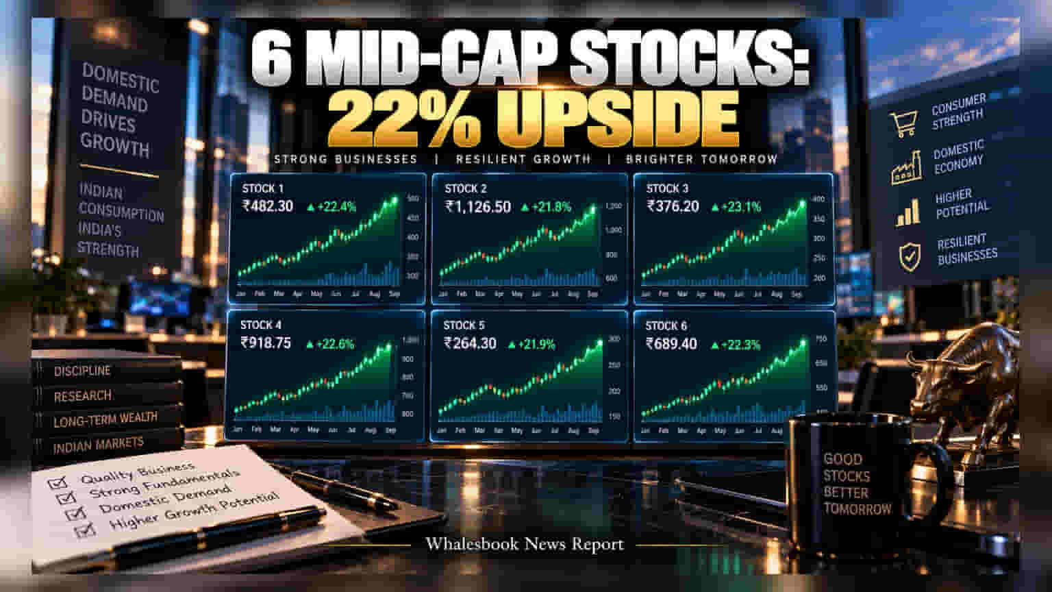 Mid-Cap Stocks: बाजार में घमासान के बीच क्यों बढ़ी घरेलू डिमांड वाले शेयरों की चमक?