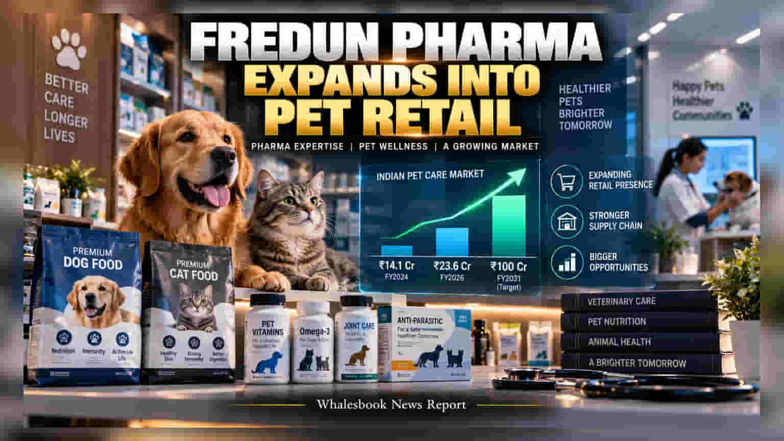 Fredun Pharma: पेट-केयर सेक्टर में बड़ा दांव, Goodman Vetcare में खरीदी **26%** हिस्सेदारी