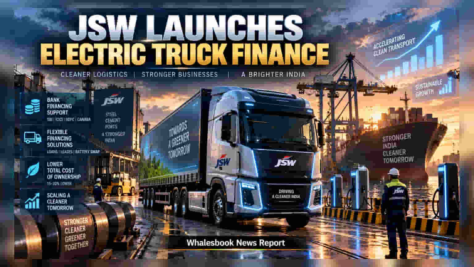 JSW Group Launches Finance Arm For Electric Truck Push
