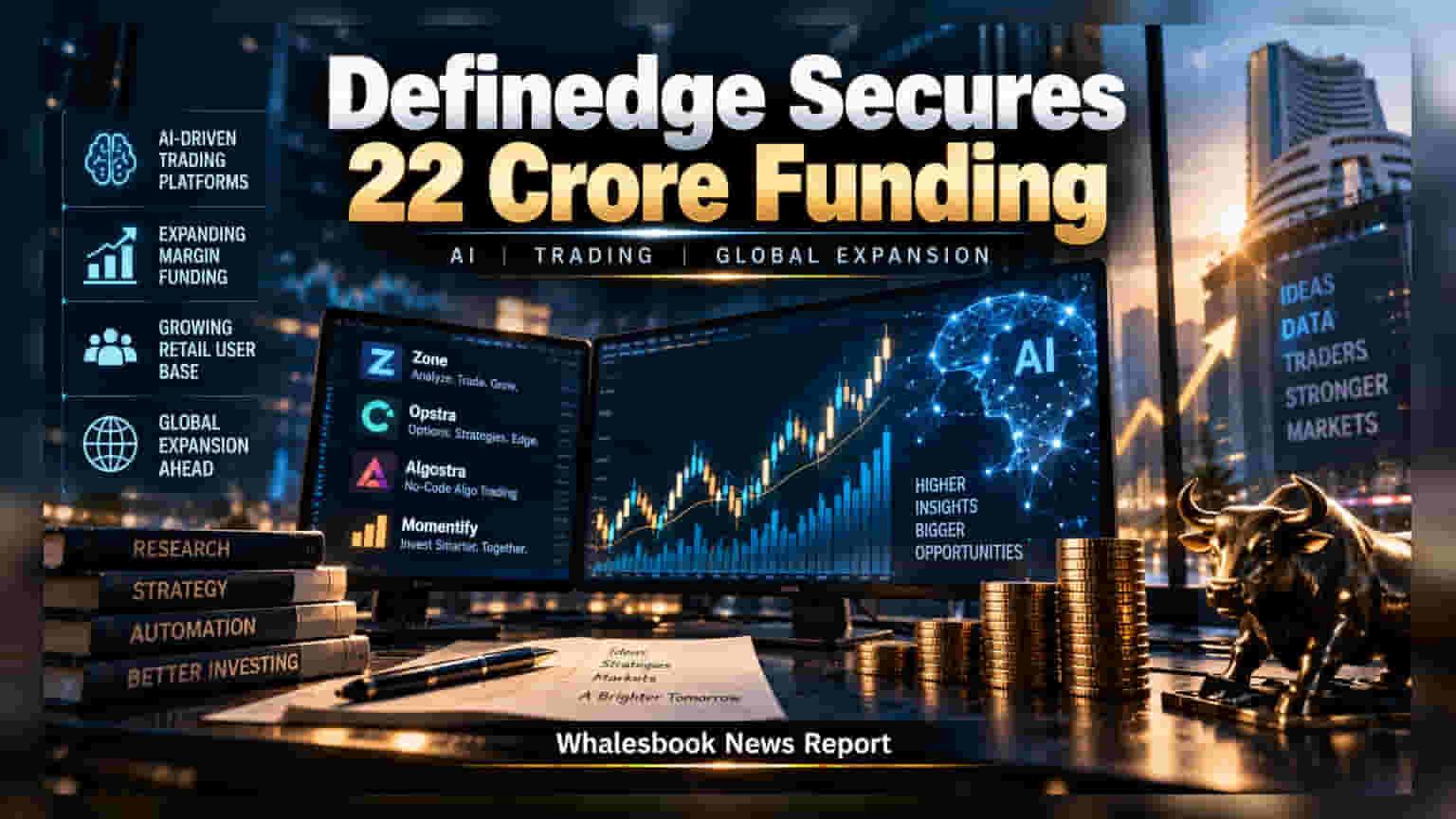 Definedge Raises Rs 22 Crore to Expand AI Trading Tools