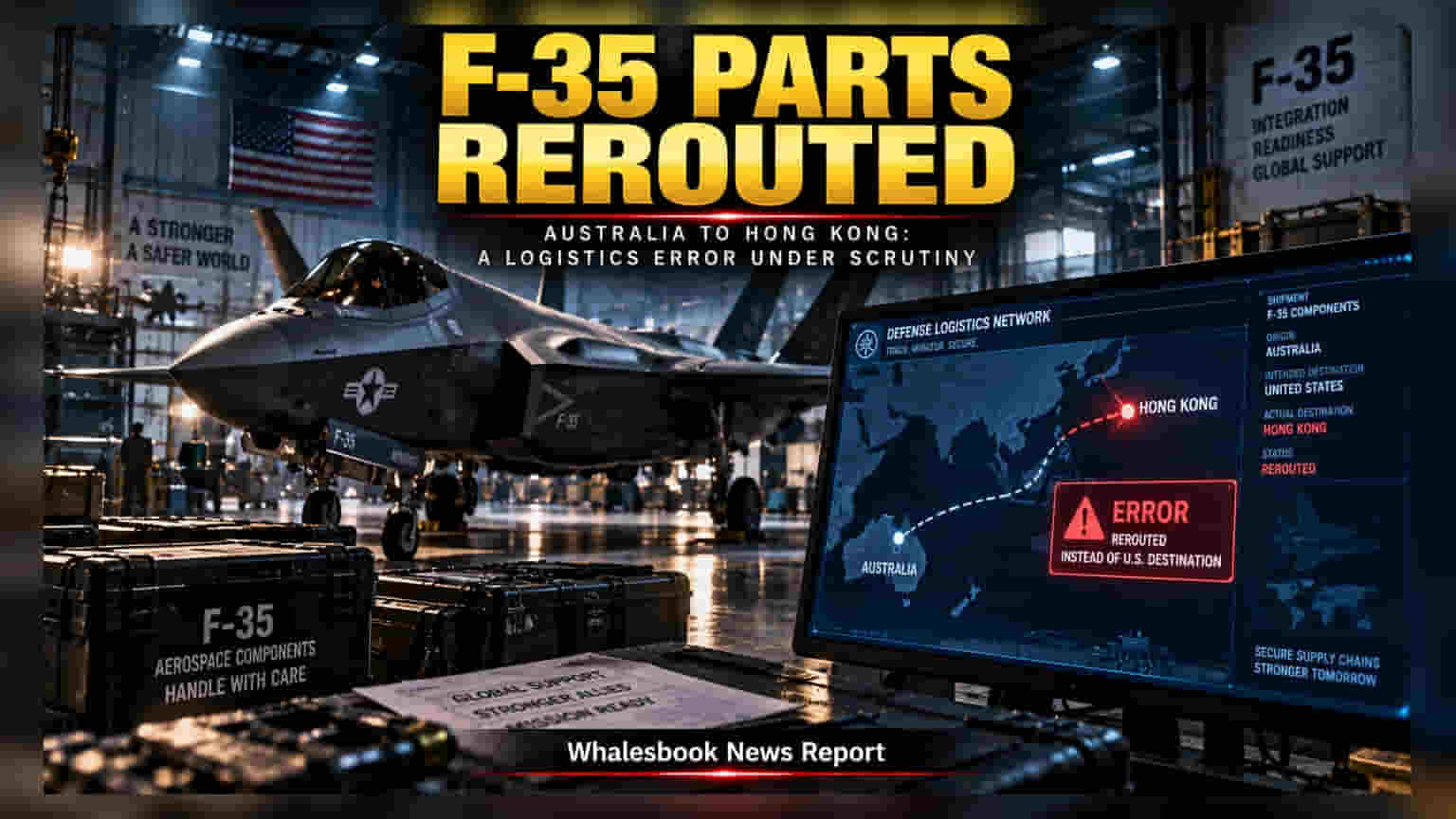 Lockheed Martin Probes F-35 Parts Diversion to Hong Kong