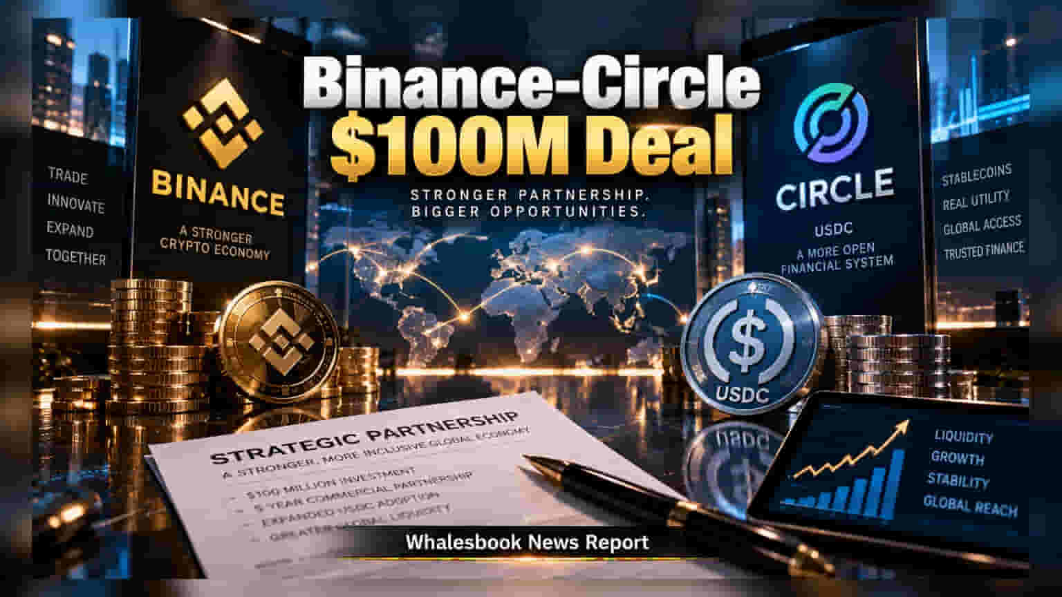 Binance Invests $100 Million In Circle To Push USDC Use