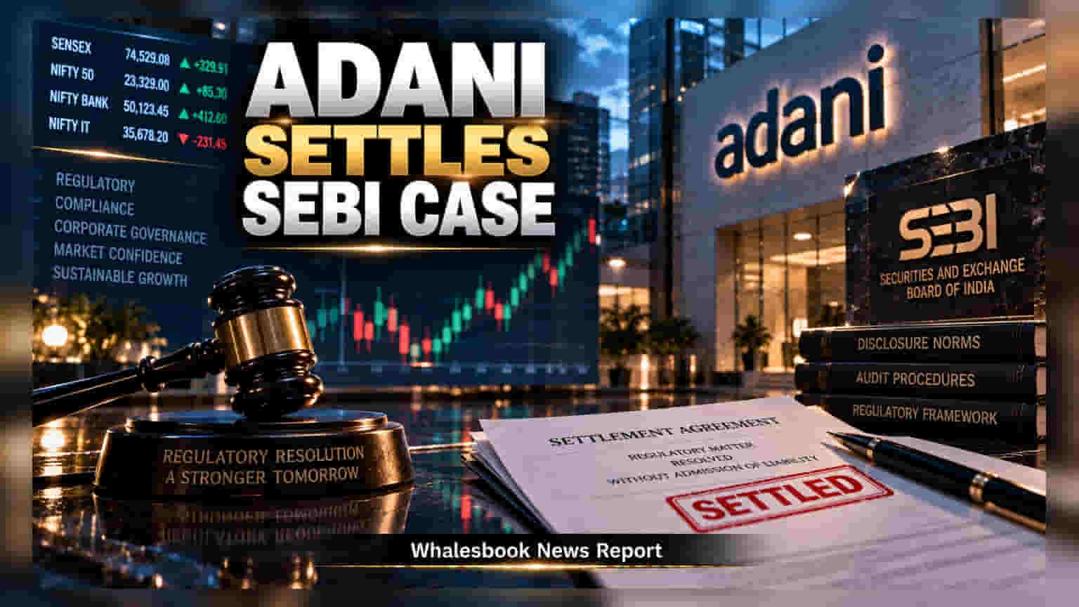 Adani Group: செபி (SEBI) உடன் செட்டில்மெண்ட்! **₹1.5 கோடி** அபராதம் செலுத்தி வழக்கு முடிப்பு