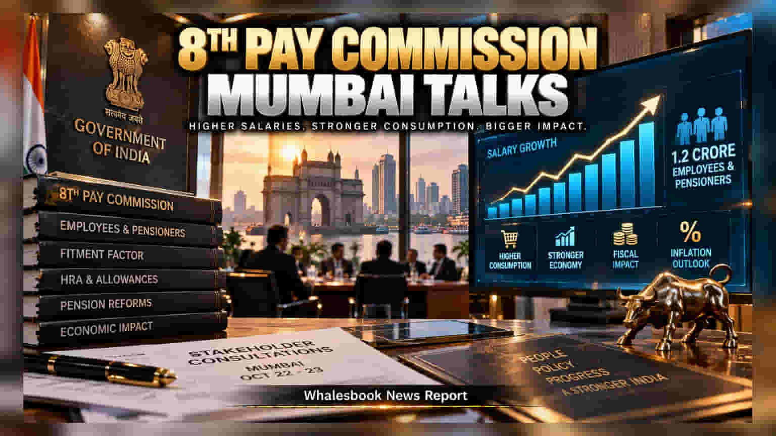 8th Pay Commission Mumbai Talks Set; Unions Seek Rs 69,000 Minimum Pay