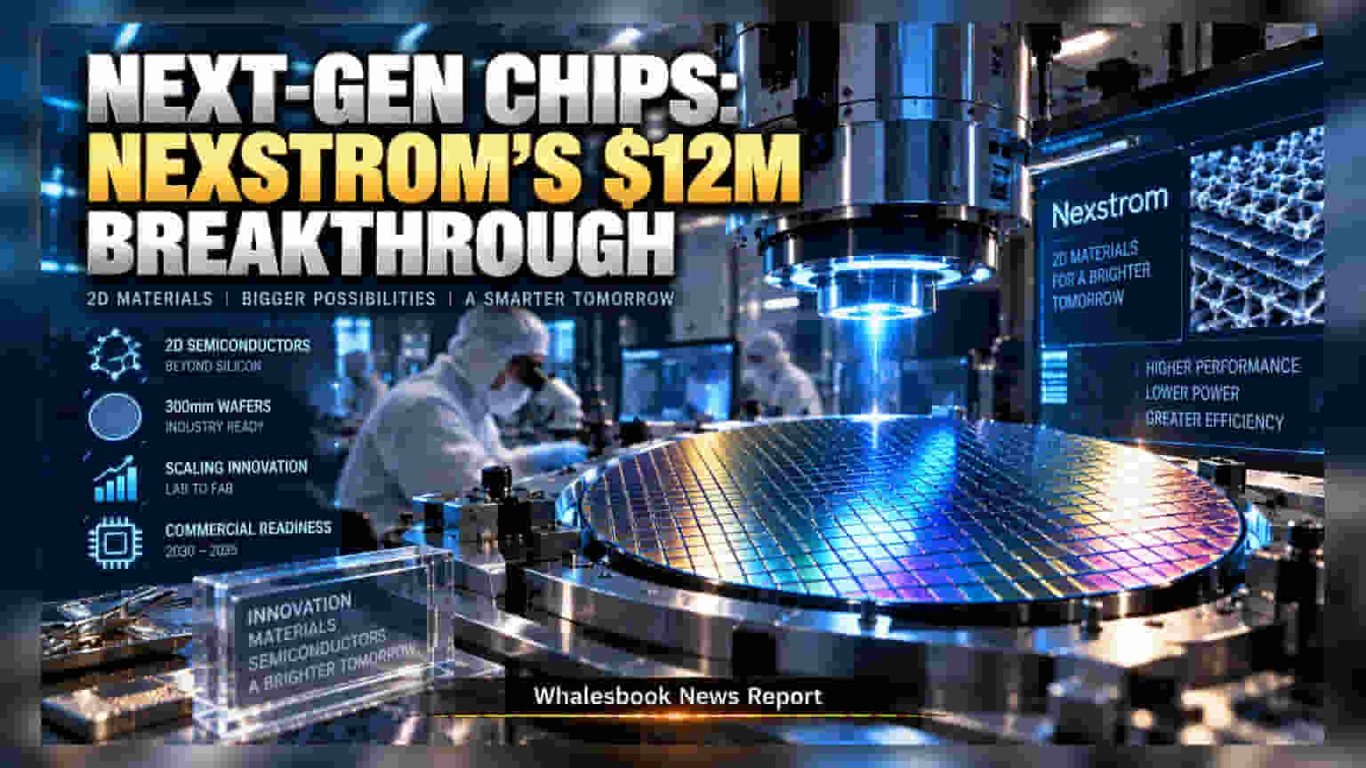 Singapore Startup Nexstrom Raises $12M For 2D Chip Tech