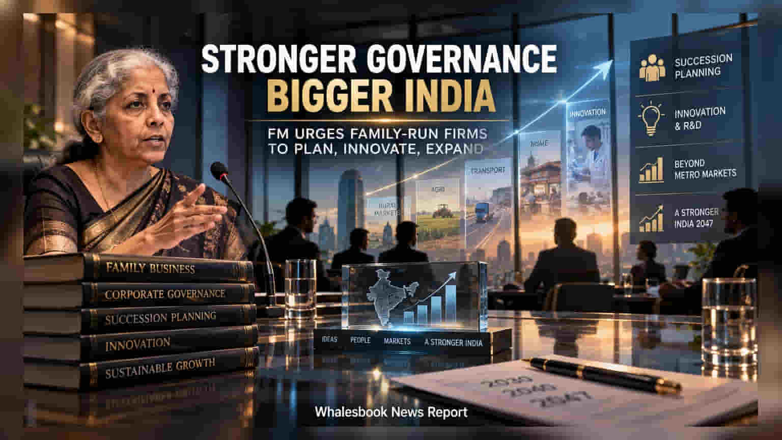 FM Urges Family Firms to Improve Governance and R&D Spend