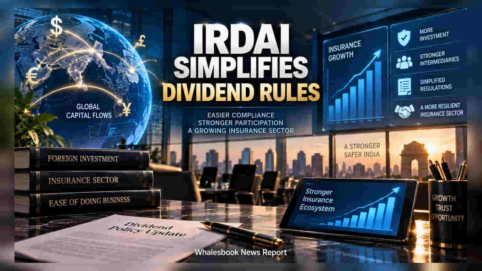 IRDAI Removes Dividend Approval Rules for Foreign Intermediaries