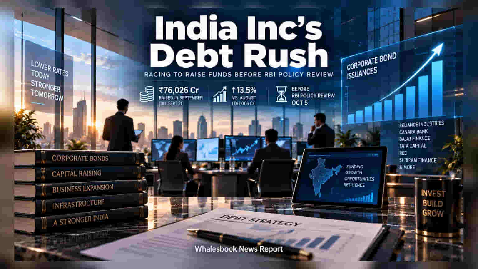 India Inc Rushes To Raise ₹76,026 Crore Via Bonds Ahead Of Rate Review