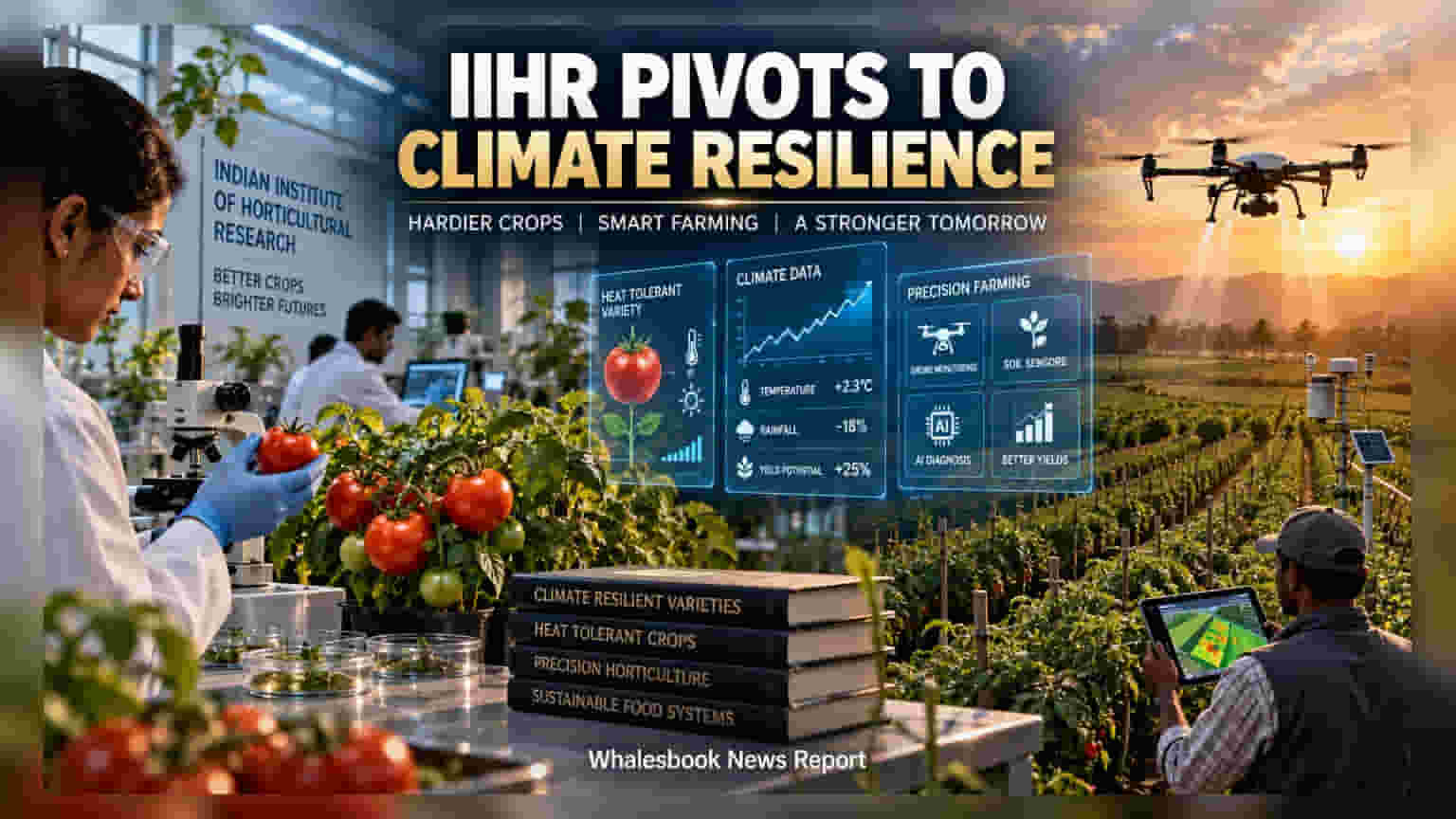 IIHR નું મોટું પગલું: હવે ક્લાઈમેટ-રેઝિલિયન્ટ પાક પર ભાર, એગ્રી-સેક્ટર માટે બદલાશે સમીકરણો