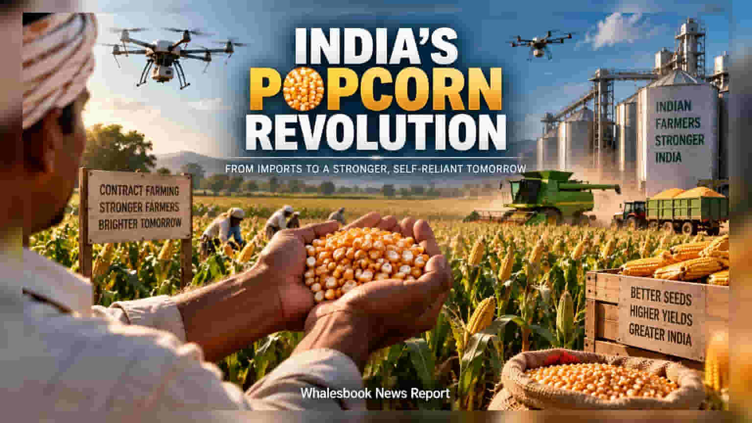 Gourmet Popcornica: மக்காச்சோள விவசாயத்தில் அதிரடி மாற்றம்! **40,000** ஏக்கராக விரிவுபடுத்தும் திட்டம்