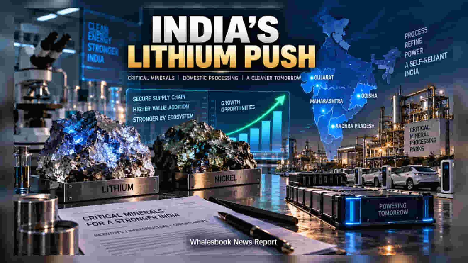 India Unveils Lithium and Nickel Processing Incentives