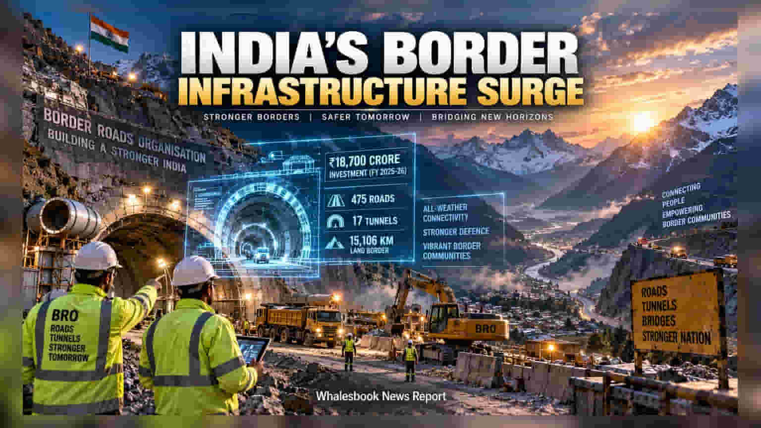 BRO Eyes Record ₹18,700 Crore Spending for Border Infra
