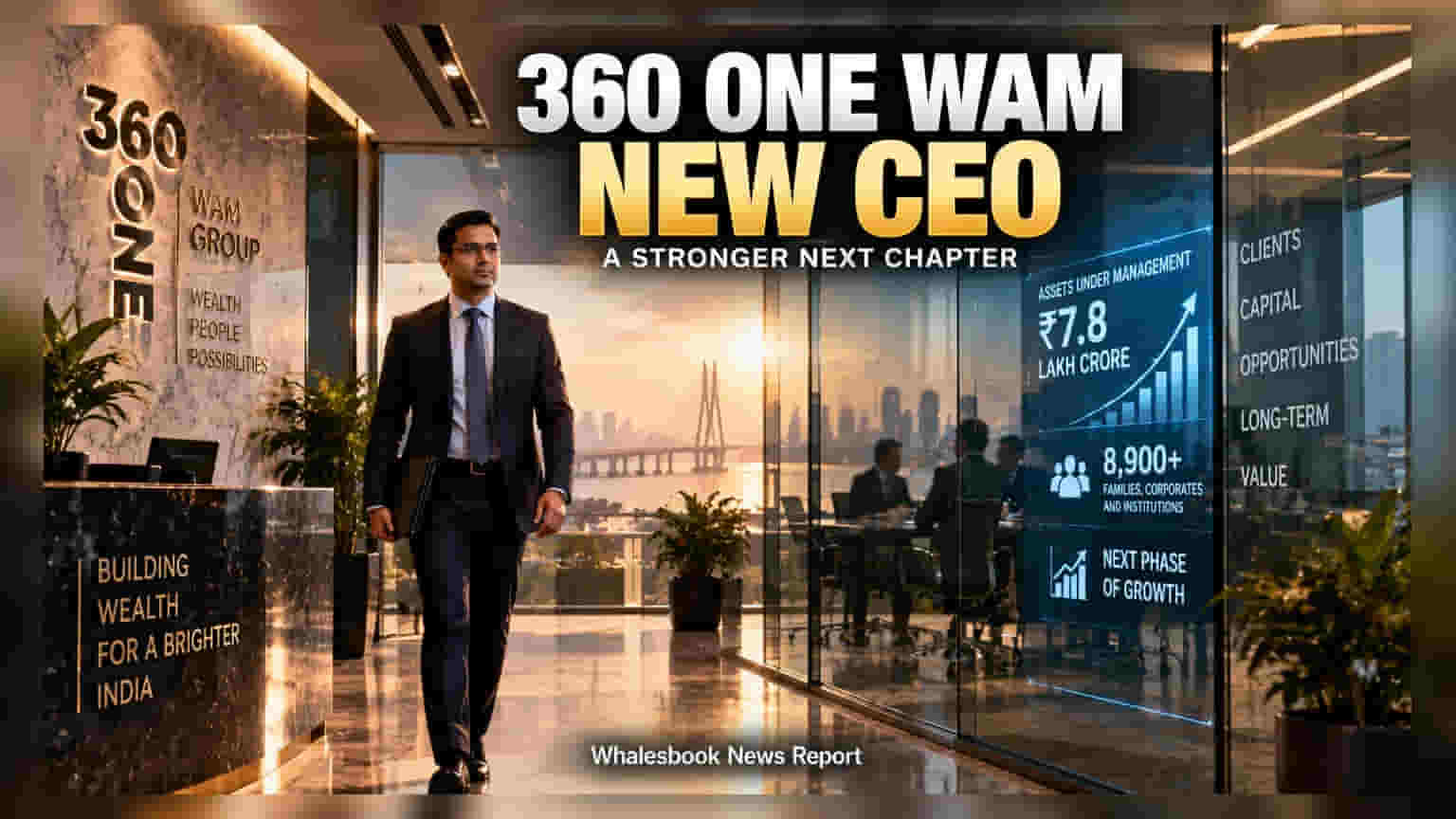 360 ONE WAM Names Aashish Agarwal CEO, Karan Bhagat Becomes Vice-Chairman