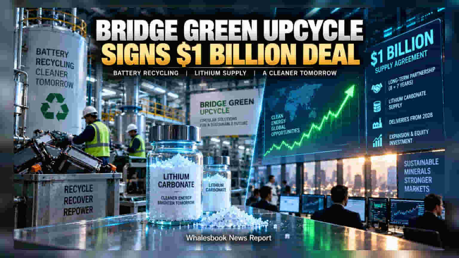 Bridge Green Upcycle: ચેન્નાઈની કંપનીએ કરી **$1 અબજ**ની લીથિયમ ડીલ, Hartree Partners સાથે કરાર